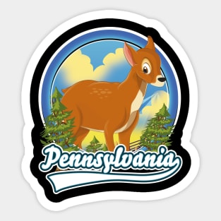 Pennsylvania Travel logo Sticker